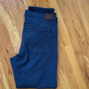 Faherty Men's Dark Blue Relaxed Jeans